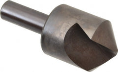 Hertel - 1-1/4" Head Diam, 1/2" Shank Diam, 1 Flute 100° High Speed Steel Countersink - Exact Tooling