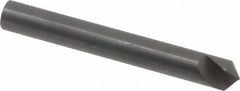 Hertel - 1/4" Head Diam, 1/4" Shank Diam, 1 Flute 100° High Speed Steel Countersink - Exact Tooling