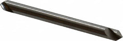 Hertel - 1/8" Head Diam, 1/8" Shank Diam, 1 Flute 82° High Speed Steel Countersink - Exact Tooling
