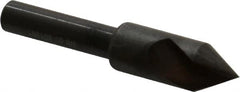 Hertel - 3/8" Head Diam, 1/4" Shank Diam, 1 Flute 60° High Speed Steel Countersink - Exact Tooling