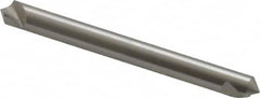Hertel - 3/16" Head Diam, 3/16" Shank Diam, 1 Flute 100° High Speed Steel Countersink - Exact Tooling