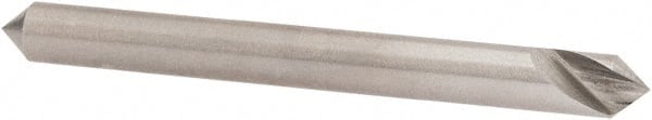 Hertel - 3/16" Head Diam, 3/16" Shank Diam, 1 Flute 82° High Speed Steel Countersink - Exact Tooling