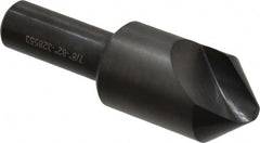 Hertel - 7/8" Head Diam, 1/2" Shank Diam, 1 Flute 82° High Speed Steel Countersink - Exact Tooling