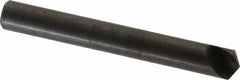 Hertel - 1/4" Head Diam, 1/4" Shank Diam, 1 Flute 120° High Speed Steel Countersink - Exact Tooling