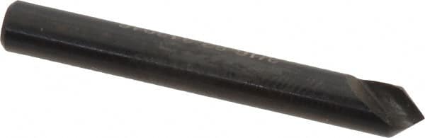 Hertel - 3/16" Head Diam, 3/16" Shank Diam, 1 Flute 82° High Speed Steel Countersink - Exact Tooling