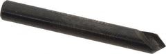 Hertel - 3/16" Head Diam, 3/16" Shank Diam, 1 Flute 82° High Speed Steel Countersink - Exact Tooling