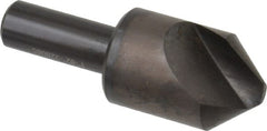 Hertel - 1" Head Diam, 1/2" Shank Diam, 1 Flute 82° High Speed Steel Countersink - Exact Tooling