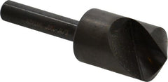 Hertel - 5/8" Head Diam, 1/4" Shank Diam, 1 Flute 120° High Speed Steel Countersink - Exact Tooling