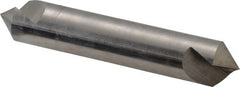 Hertel - 5/8" Head Diam, 5/8" Shank Diam, 1 Flute 90° High Speed Steel Countersink - 3-1/4" OAL, Straight Shank - Exact Tooling