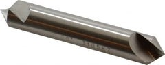 Hertel - 1/2" Head Diam, 1/2" Shank Diam, 1 Flute 90° High Speed Steel Countersink - Exact Tooling