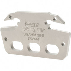 Iscar - 0.189 to 0.197" Groove Width, Right Hand Cut, DGAMM Indexable Grooving Blade - 0.157 Seat Size, Multiple Insert Styles, Series Do-Grip - Exact Tooling