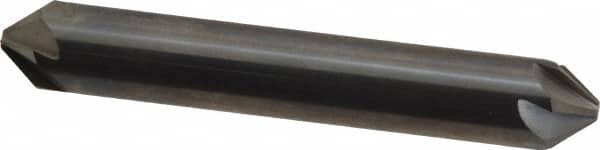 Hertel - 3/8" Head Diam, 3/8" Shank Diam, 6 Flute 82° Solid Carbide Countersink - Exact Tooling