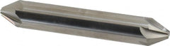 Hertel - 1/2" Head Diam, 1/2" Shank Diam, 6 Flute 60° Solid Carbide Countersink - Exact Tooling
