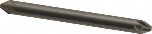 Hertel - 3/16" Head Diam, 3/16" Shank Diam, 6 Flute 60° Solid Carbide Countersink - Exact Tooling