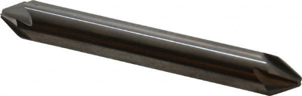Hertel - 5/16" Head Diam, 5/16" Shank Diam, 6 Flute 60° Solid Carbide Countersink - Exact Tooling