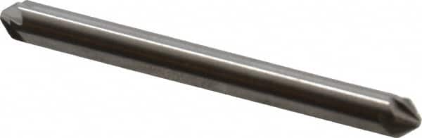 Hertel - 3/16" Head Diam, 3/16" Shank Diam, 6 Flute 82° Solid Carbide Countersink - Exact Tooling