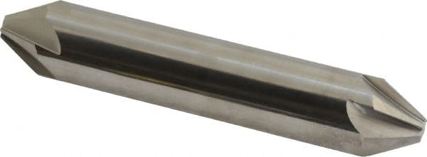 Hertel - 3/4" Head Diam, 3/4" Shank Diam, 6 Flute 60° Solid Carbide Countersink - Exact Tooling