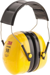 3M - Over the Head Black & Yellow Earmuffs - 25 NRR Rating - Exact Tooling