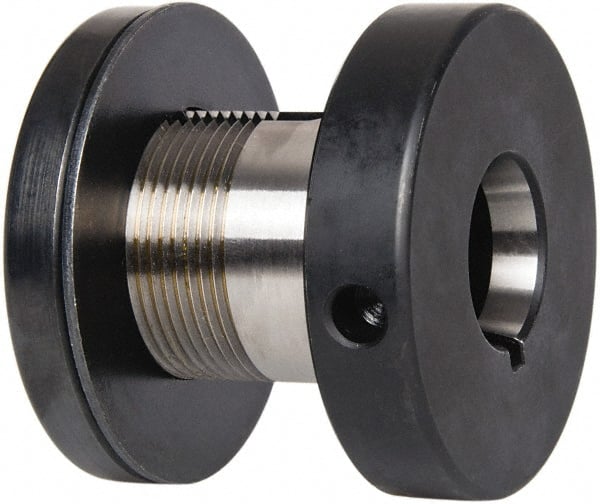 Sopko - 2-1/4" Diam Grinding Wheel Adapter - 3/4 to 1" Wheel Width, 1-1/4 - 16 Thread Size, Right Handed, 4-1/2" Taper per ', 1-1/4" Arbor Hole - Exact Tooling