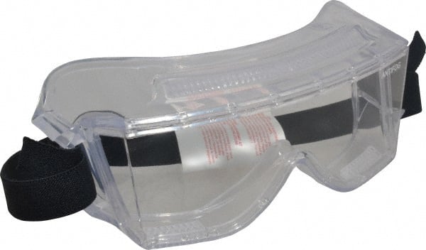 3M - Size Universal, Clear Polycarbonate Anti-Fog & Scratch Resistant Lens, Safety Goggles - Direct Vent, Clear Polycarbonate Frame, Over the Glass Style - Exact Tooling