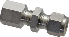 Ham-Let - 3/8" OD, Grade 316Stainless Steel Bulkhead Female Connector - Comp x FNPT Ends - Exact Tooling