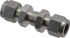 Ham-Let - 3/8" OD, Grade 316Stainless Steel Bulkhead Union - Comp x Comp Ends - Exact Tooling