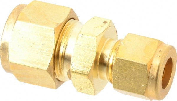 Ham-Let - 1/2 x 3/8" OD, Brass Union - Comp x Comp Ends - Exact Tooling