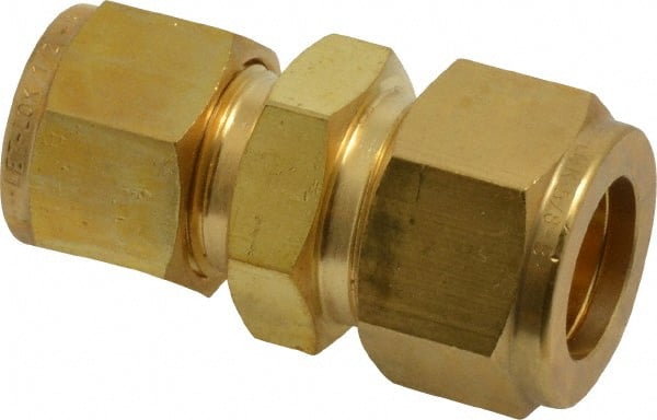 Ham-Let - 5/8 x 1/2" OD, Brass Union - Comp x Comp Ends - Exact Tooling
