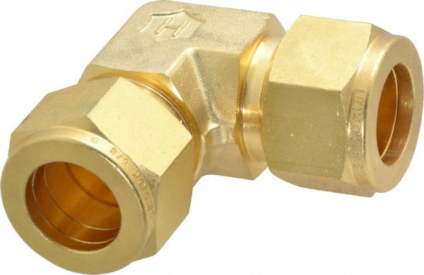 Ham-Let - 5/8" OD, Brass Union Elbow - Comp x Comp Ends - Exact Tooling