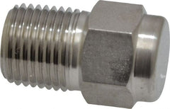 Ham-Let - 1/8" Grade 316 Stainless Steel Pipe Plug - MNPT End Connections, 9,400 psi - Exact Tooling