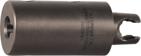 Kennametal - 12mm Bore Diam, 32mm Body Diam x 60mm Body Length, Boring Bar Holder & Adapter - 52mm Bore Depth, Internal & External Coolant - Exact Tooling