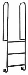 PW Platforms - 9 Step Ladder - Dock Ladder, 300 Lb Capacity - Exact Tooling