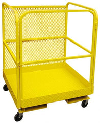 PW Platforms - Platform - Forklift Work Platform, 1,000 Lb Capacity - Exact Tooling
