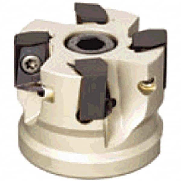 Tungaloy - 4" Cut Diam, 1-1/2" Arbor Hole Diam, Indexable Square-Shoulder Face Mill - Exact Tooling