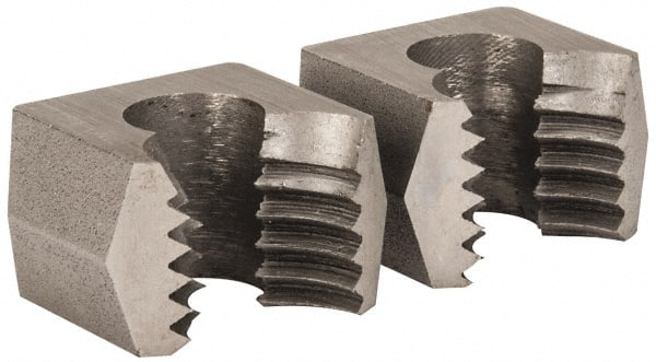 Cle-Line - M18x2.50, Collet #5, Two Piece Adjustable Die - Carbon Steel - Exact Tooling