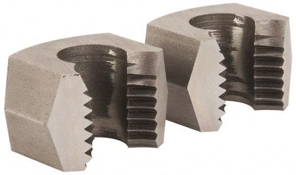 Cle-Line - M22x2.50, Collet #5, Two Piece Adjustable Die - Carbon Steel - Exact Tooling