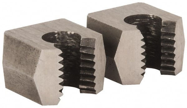 Cle-Line - M10x1.50, Collet #5, Two Piece Adjustable Die - Carbon Steel - Exact Tooling