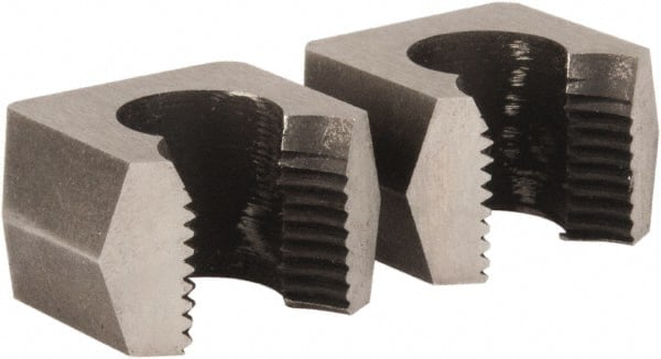 Cle-Line - 5/8-18, Collet #5, Two Piece Adjustable Die - Carbon Steel - Exact Tooling