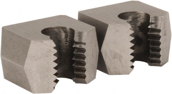 Cle-Line - 1/2-13, Collet #5, Two Piece Adjustable Die - Carbon Steel - Exact Tooling