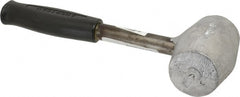 American Hammer - 5 Lb Head 2" Face Lead Alloy Hammer - 10" OAL, Steel Handle with Grip - Exact Tooling