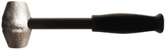 American Hammer - 2 Lb Head Mallet - 10" OAL, 9" Long Steel Handle with Grip - Exact Tooling