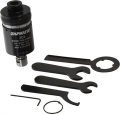 Tapmatic - Model 30X, No. 0 Min Tap Capacity, 1/4 Inch Max Mild Steel Tap Capacity, 1/2-20 Mount Tapping Head - 21600 (J116), 21700 (J117) Compatible, Includes Tap Clamping Wrenches, for Manual Machines - Exact Tooling