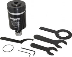 Tapmatic - Model 50X, No. 6 Min Tap Capacity, 1/2 Inch Max Mild Steel Tap Capacity, 5/8-16 Mount Tapping Head - 22100 (J421), 22000 (J422) Compatible, Includes Tap Clamping Wrenches, for Manual Machines - Exact Tooling