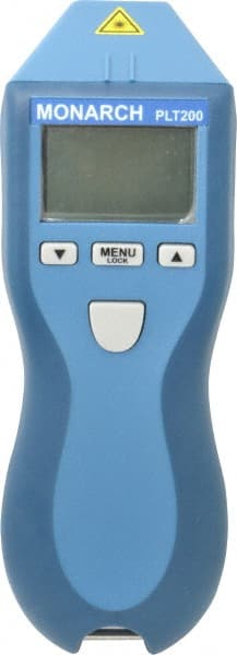 Made in USA - Accurate up to 0.01 (Optical) and 1.0 (Contact), 0.001 to 10 RPM Resolution, Contact and Noncontact Tachometer - Exact Tooling