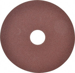 Camel Grinding Wheels - 4-1/2" Diam 7/8" Hole 80 Grit Fiber Disc - Medium Grade, Aluminum Oxide, 13,300 Max RPM - Exact Tooling
