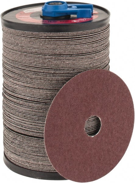Camel Grinding Wheels - 5" Diam 7/8" Hole 50 Grit Fiber Disc - Coarse Grade, Aluminum Oxide, 12,200 Max RPM - Exact Tooling
