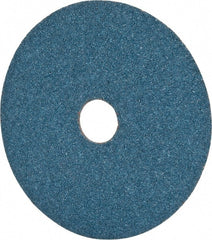 Camel Grinding Wheels - 5" Diam 7/8" Hole 36 Grit Fiber Disc - Very Coarse Grade, Zirconia Alumina, 12,200 Max RPM - Exact Tooling