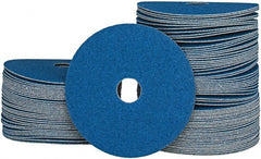Camel Grinding Wheels - 5" Diam 7/8" Hole 50 Grit Fiber Disc - Coarse Grade, Zirconia Alumina, 12,200 Max RPM - Exact Tooling