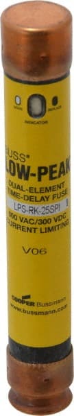 Cooper Bussmann - 300 VDC, 600 VAC, 25 Amp, Time Delay General Purpose Fuse - Fuse Holder Mount, 127mm OAL, 100 at DC, 300 at AC (RMS) kA Rating, 13/16" Diam - Exact Tooling