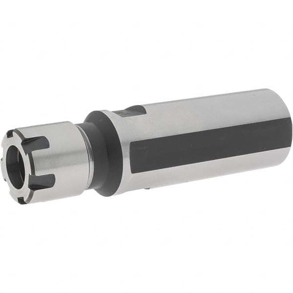 Iscar - 0.022" to 0.396" Capacity, 1.102" Projection, Straight Shank, ER16 Collet Chuck - 3.661" OAL, 1" Shank Diam - Exact Tooling